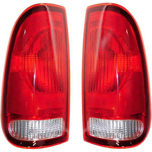 97 98 99 00 Ford F150 F250 F350 Track Tail Light Set