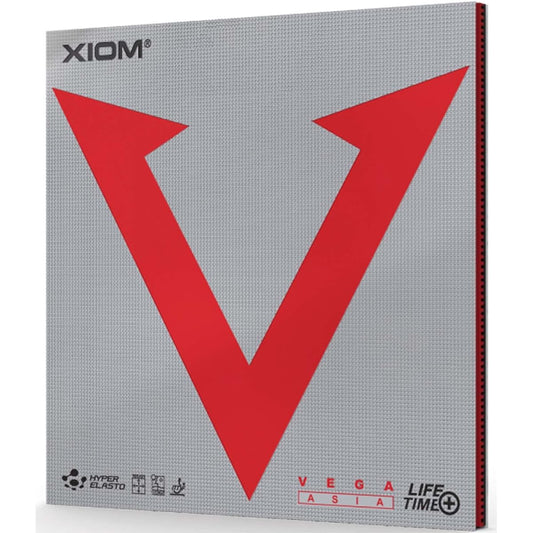 XIOM Table Tennis Rubber Back Soft Vega Asia 10451