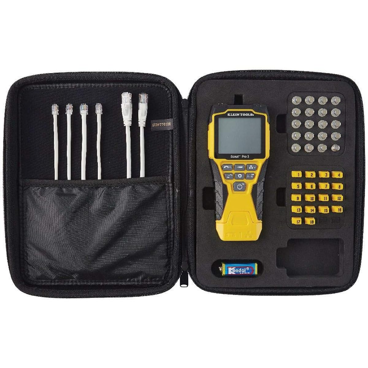 Klein Tools VDV501-852 Cable Tester with Remote, VDV Scout Pro 3 Test Kit Locates and Tests Voice, Data and Video Cables