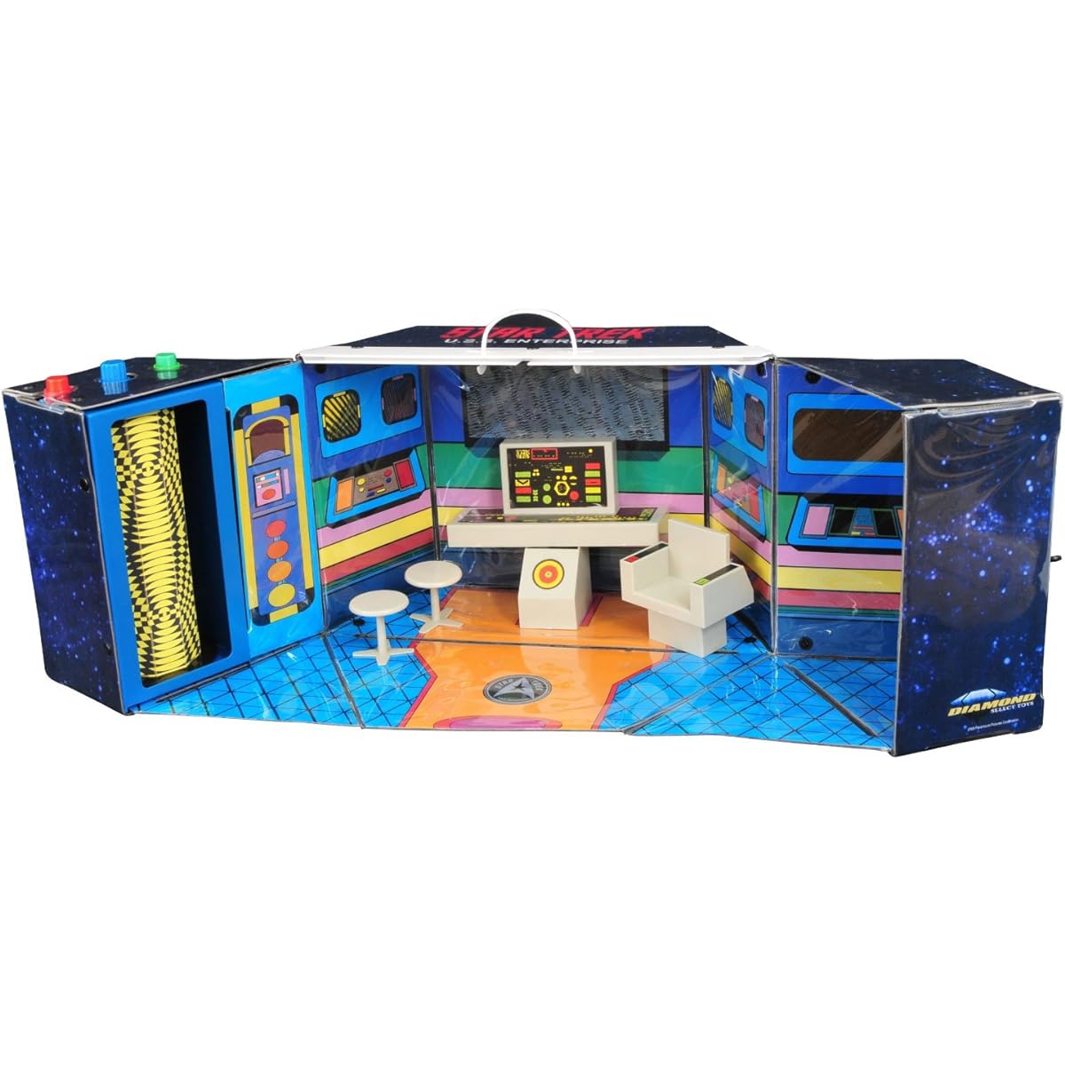 Diamond Select Toys Diamond Select Star Trek Space Operation U.S.S. Enterprise Bridge Action Playset DC18303