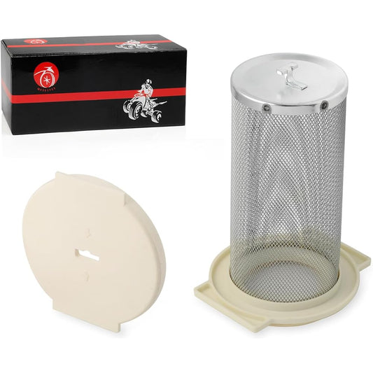 Air Filter Cage Guide & End Cap for Yamaha Big Bear 350 Moto-4 250 350 Timberwolf 250 YFB250 1987-2000 Kodiak 400 1993-1999 1YW-14458-01-00