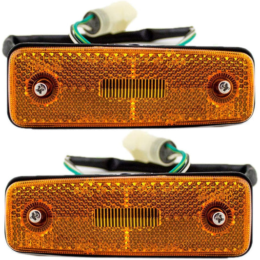 BROCK replacement set driver and passenger seat signal side marker light 79-83 Celica Land Cruiser Supratell cell & Pickup Truck 8174014110 8174014110 8173014110