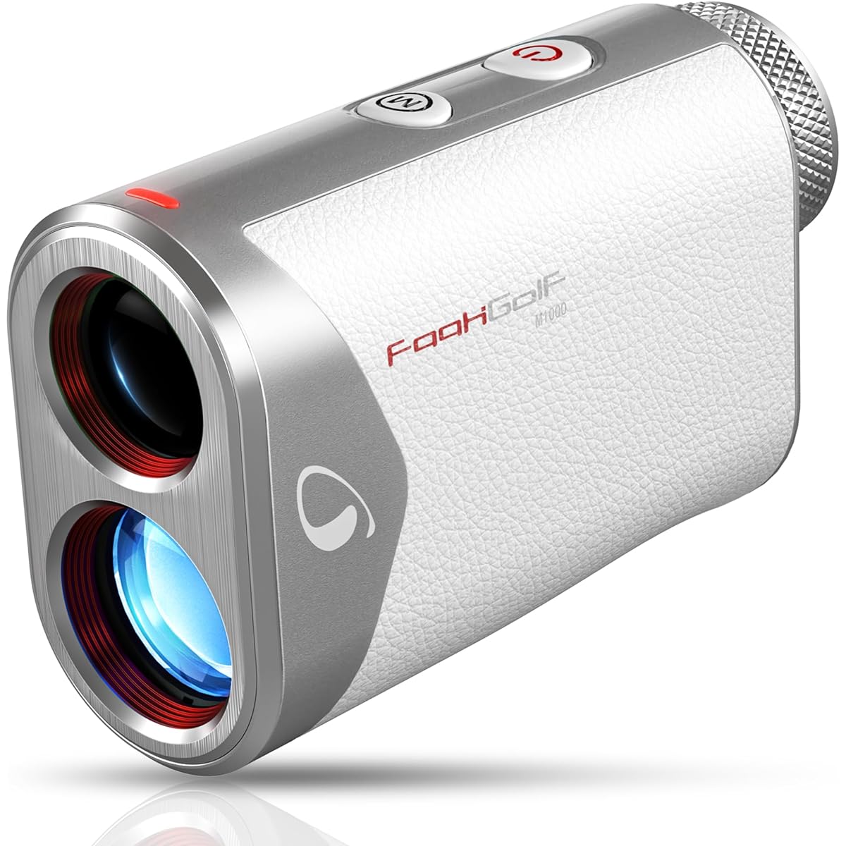 FaahGolF Golf Laser Distance Meter [120g, ultra-lightweight and compact in history, leather outer material, industry's fastest measurement in 0.05 seconds] Compatible with 1200m/1312yd
