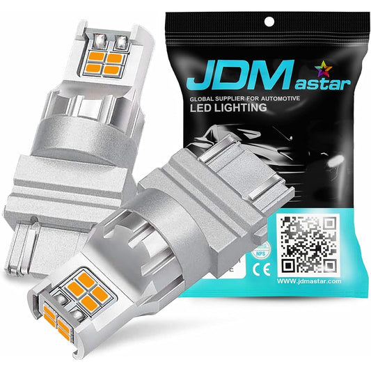 JDM ASTAR 2800 Lumen Very bright 1: 1 design 3020 chip 3056 3156 3057 4157 LED bulb amber -yellow