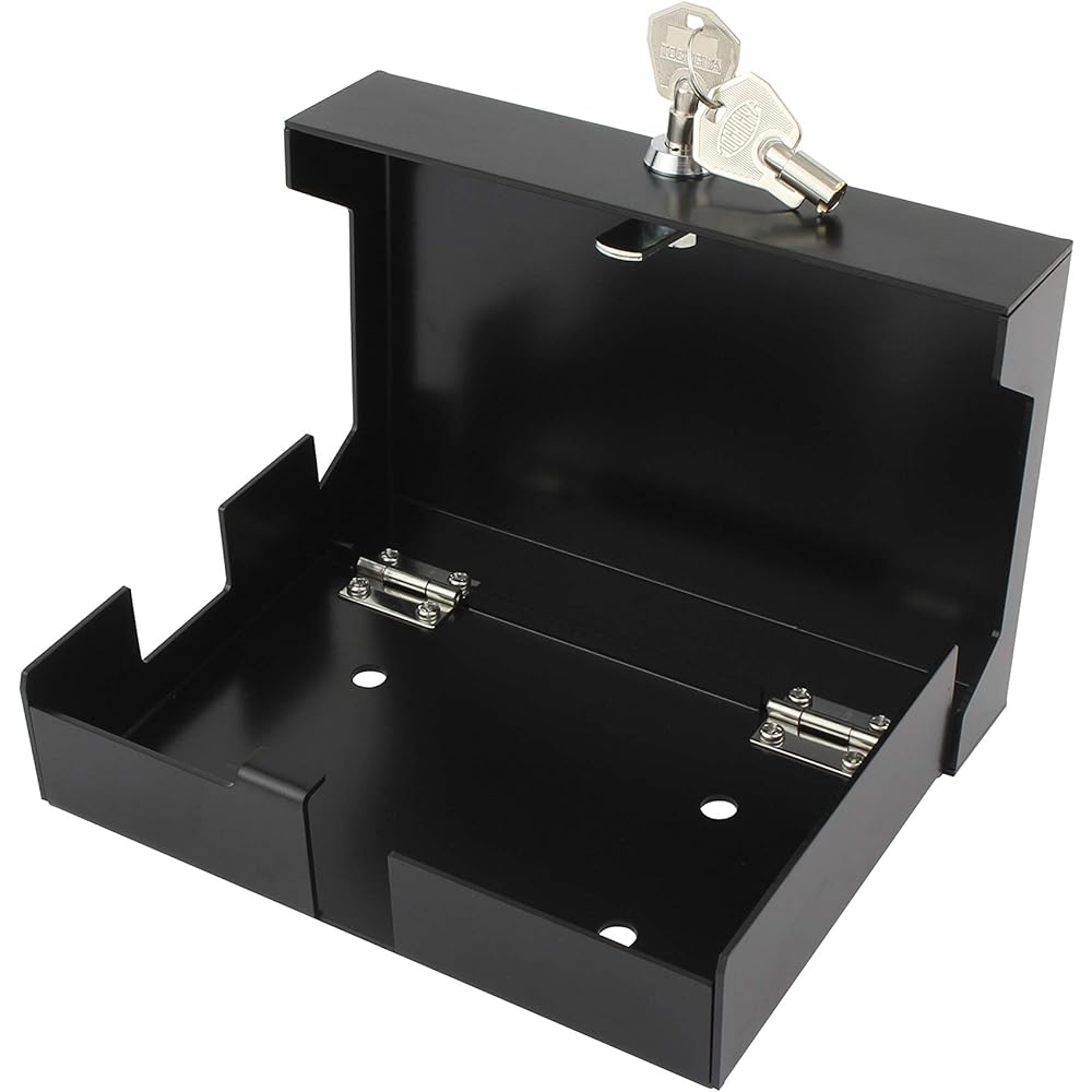 POSH Motorcycle Supplies ETC Storage BOX Single Universal Black 500210-06