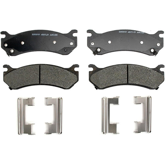 ACDELCO 17D785MHF1 Professional Durastop semitaric Front disc brake pad set