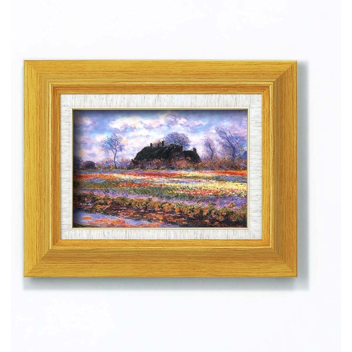 Monet masterpiece frame thumb (with 3D processing) Flower garden/17747