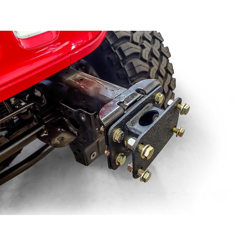 Front bumper extension bracket 2018-2022 JEEP WRANGLER JL & 2020-2023 JEEP GLADIATOR | JK After Market Front Bumper is adapted to JL or JT Frame | Bracket Depth 2 1/8 inch | DV8 Off-Road