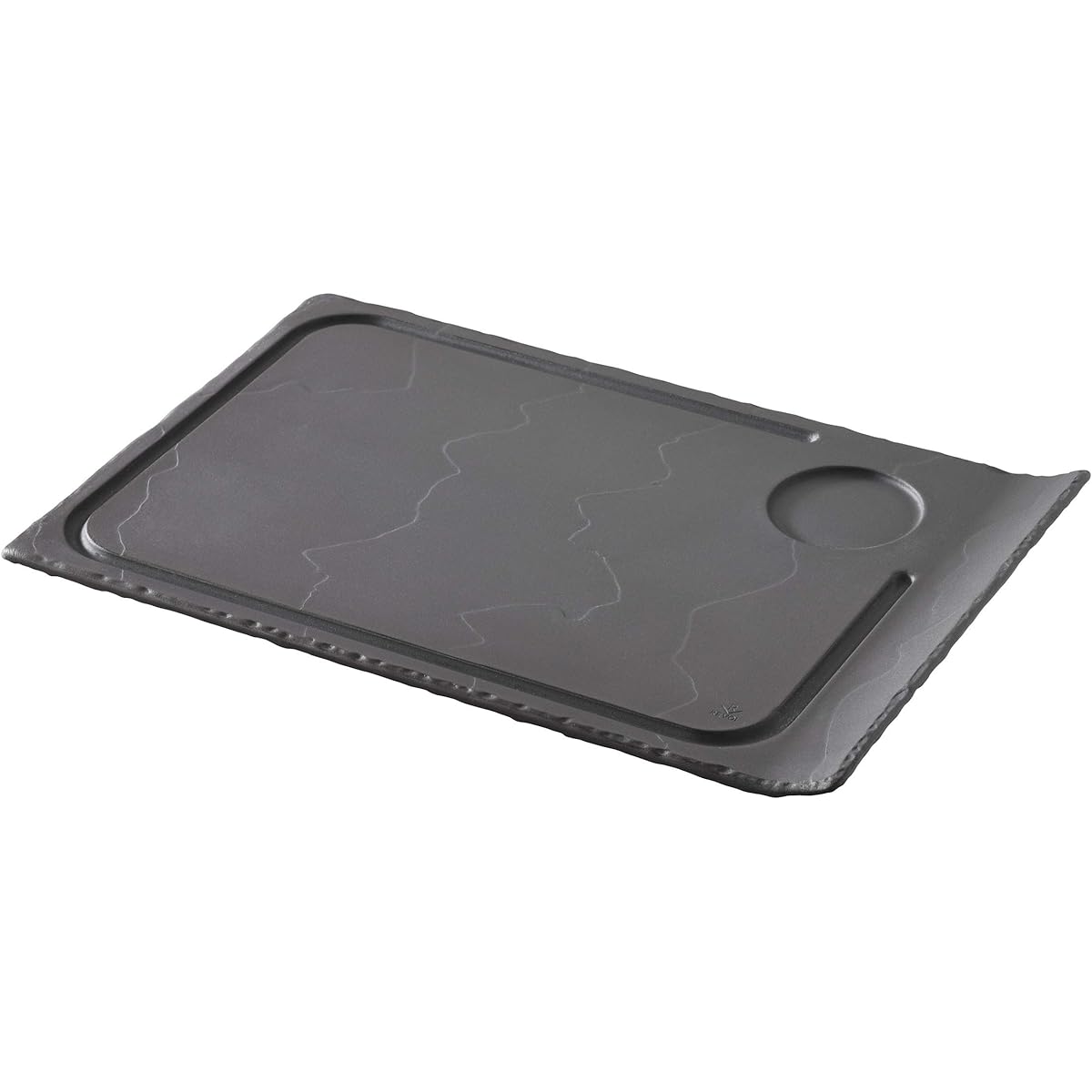 Revol Basalt Steak Plate (With Indent) Curved Edge 647782