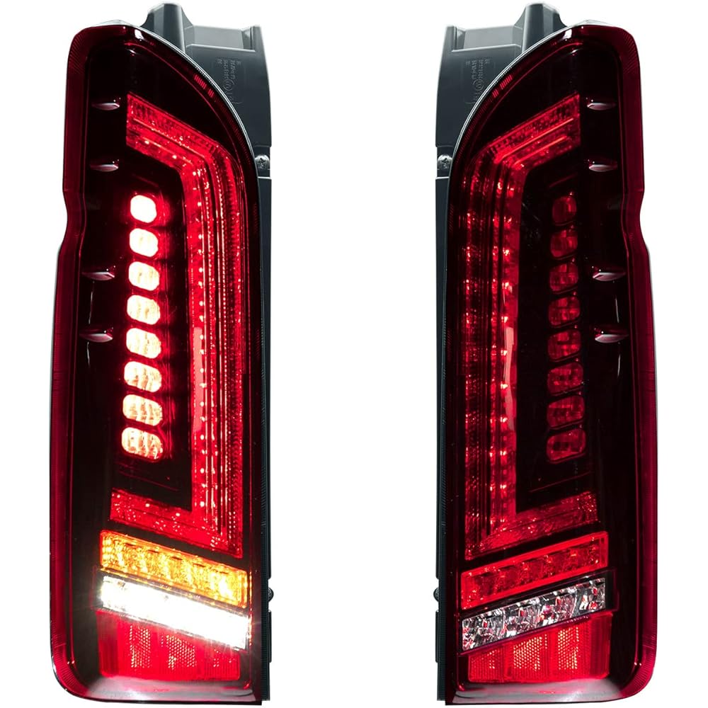 Hiace 200 series tail lamp 415COBRA LIGHT SABER PRESTIGE DARK RED (Lightsaber Prestige Dark Red)