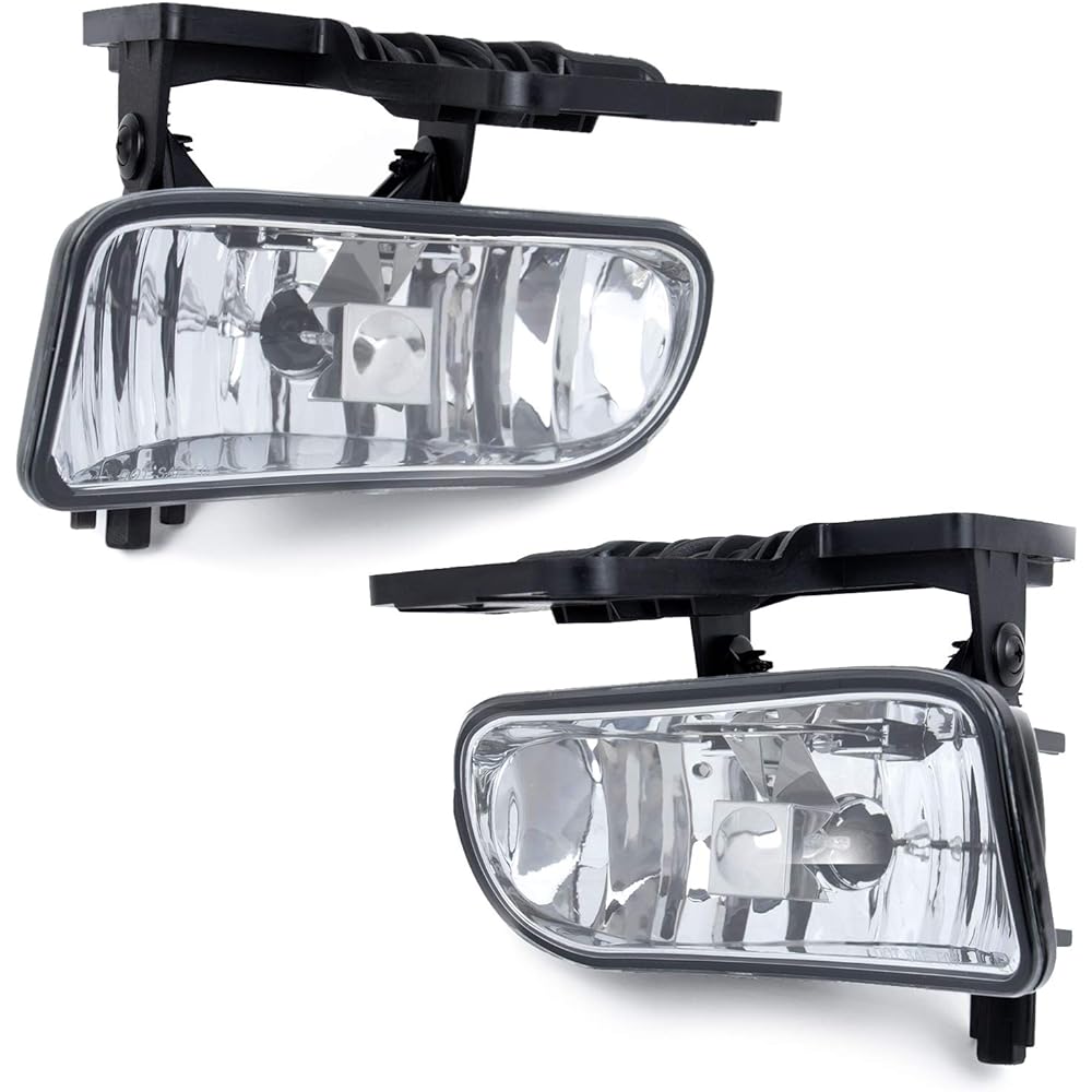 , FL7084 Fit For 1999-2002 Sierra / 2000-2006 Yukon Pickup Truck SUV Clear Fog Lights