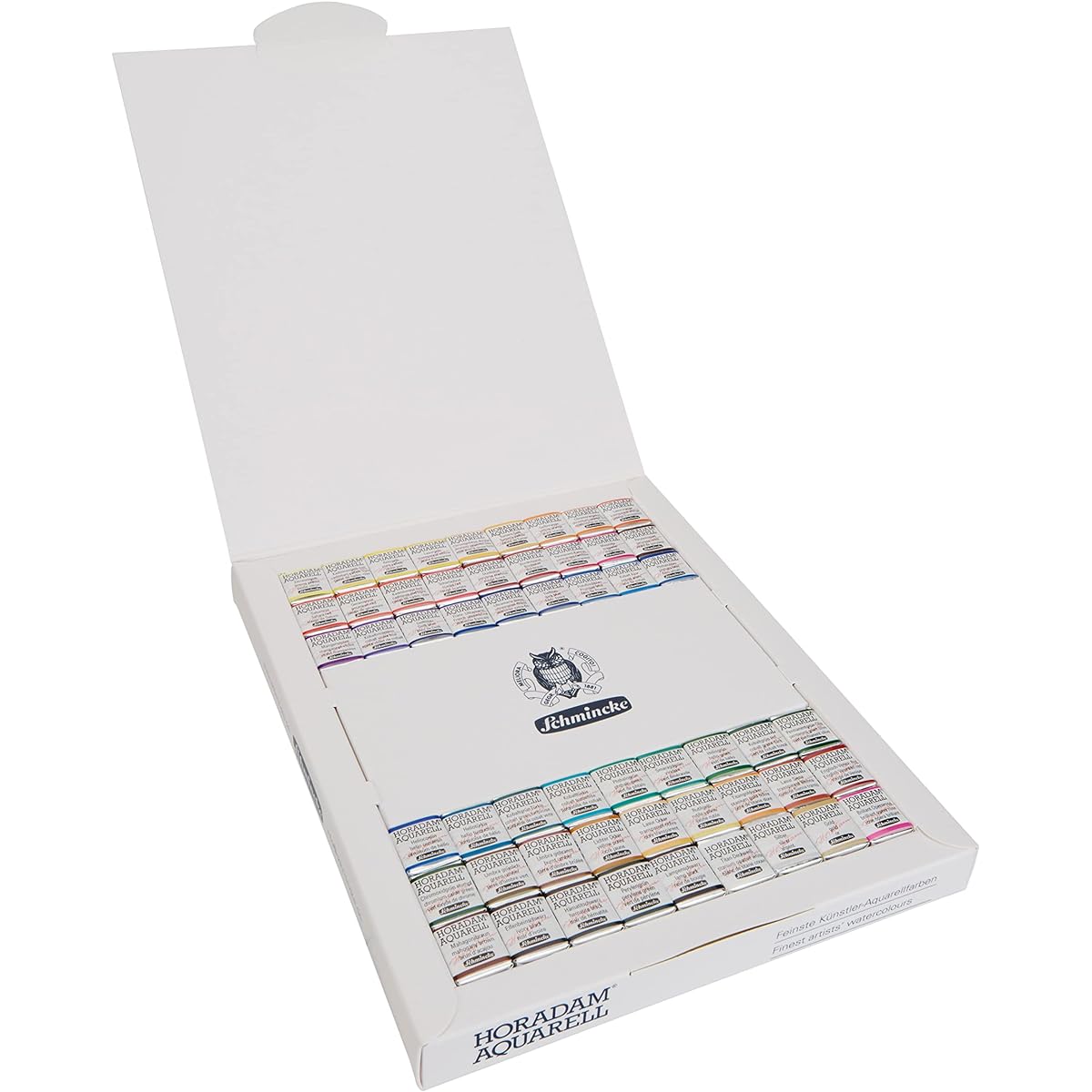 aquarell carton set 54 x 1 2 näpfchen schmincke horadam 74 772 097