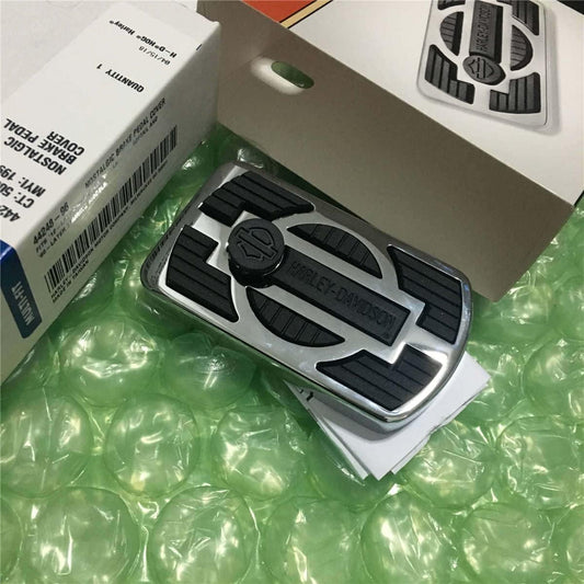 Brake Pedal Pad Cover Harley Davidson FLD Softail Dyna Touring Trike Nostalgic Collection 44248-96 L Size