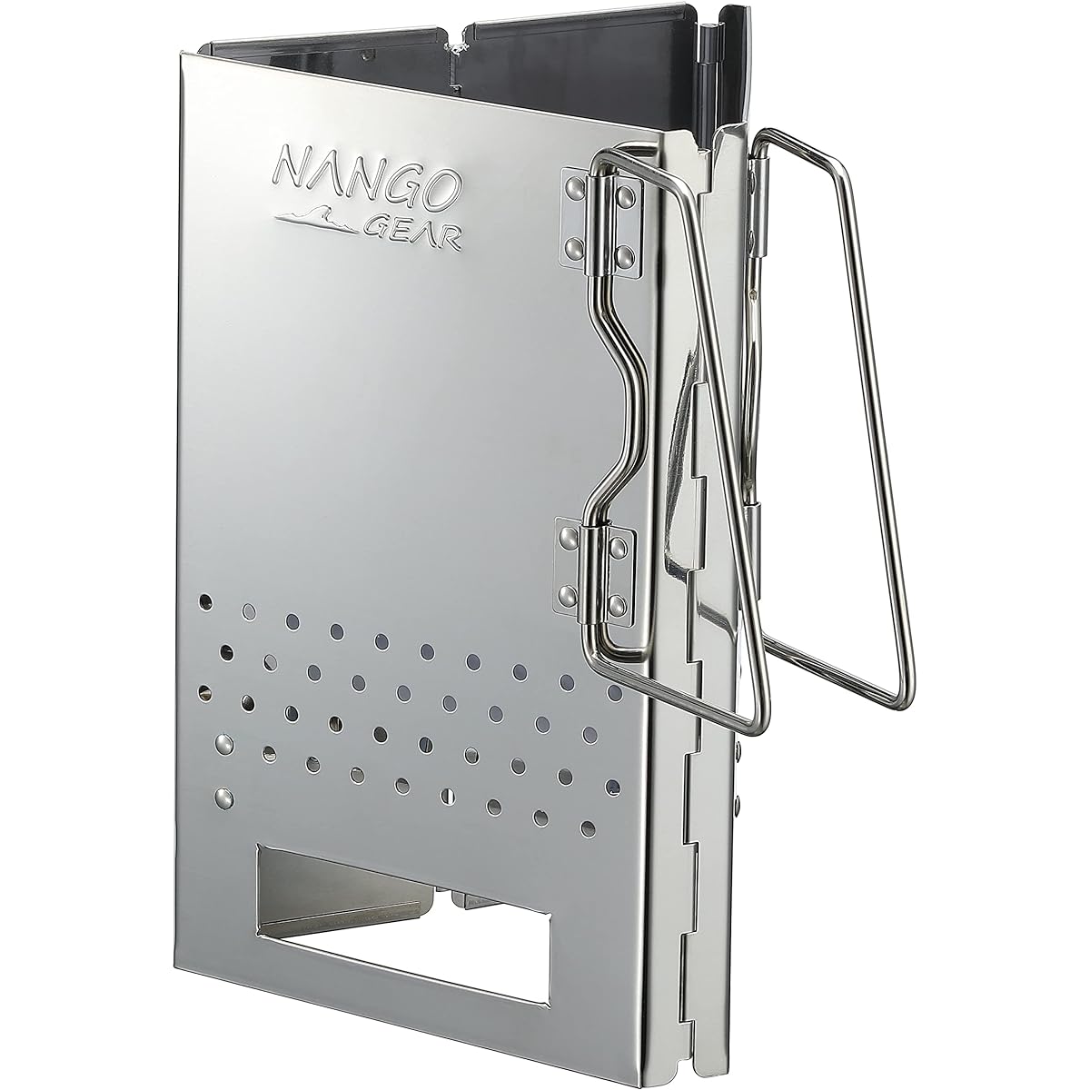 NANGGEAR (Nanko Camping Gear) Barbecue Folding Fire Starter Charcoal Starter Charcoal Starter FD Charcoal Grill Master Stainless Steel 11106 (MT-17)