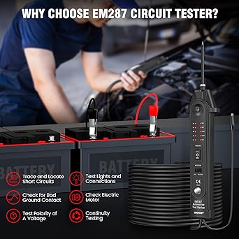 VXSCAN EM287 Automotive Electric Circuit Tester CAR ELECTRICAL SYSTEM TESTER 24V DC 141 [parallel import]