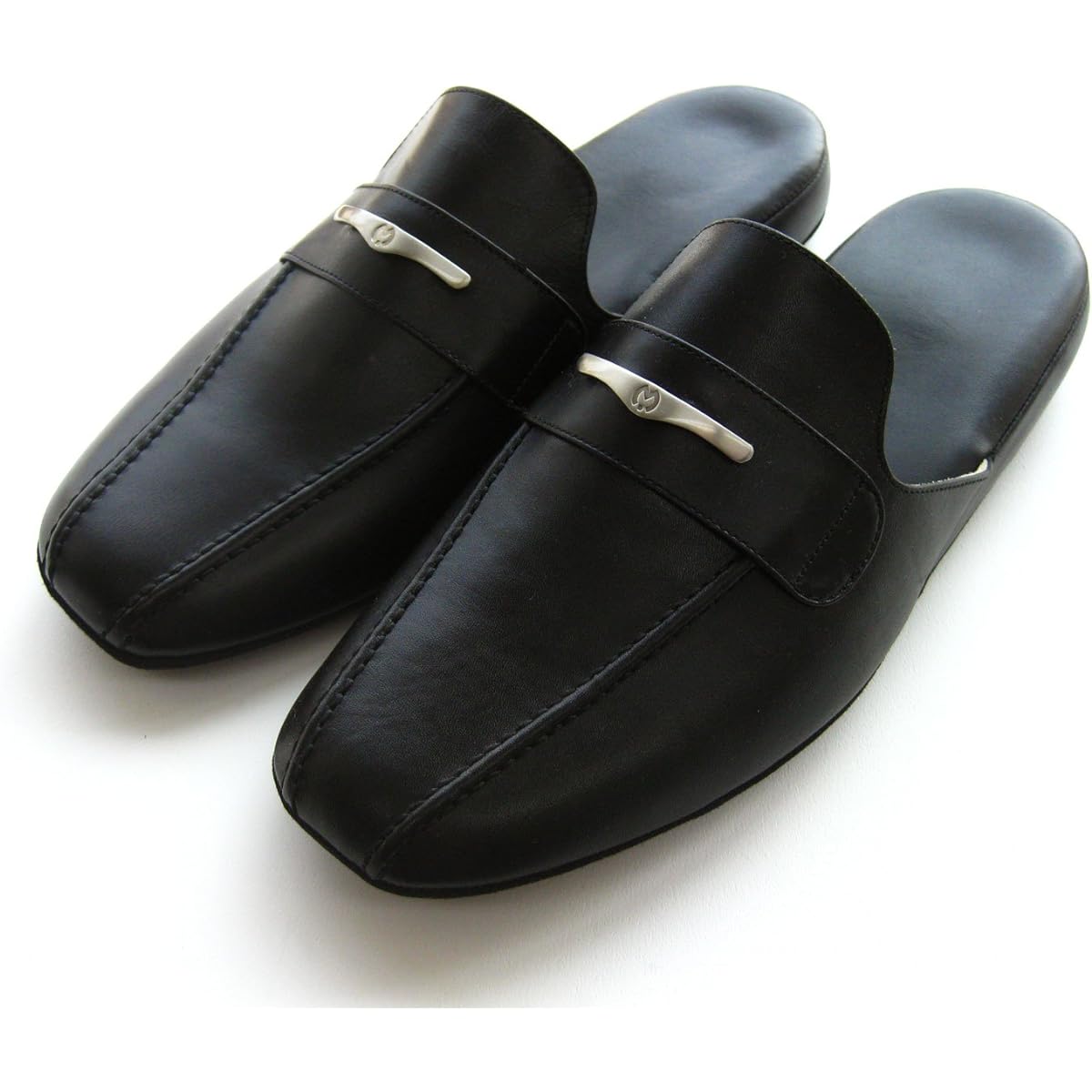 Okumura Slippers Mirashawn First Class L Black RACX6901BK Brand Made in Japan Luxury Genuine Leather Stylish