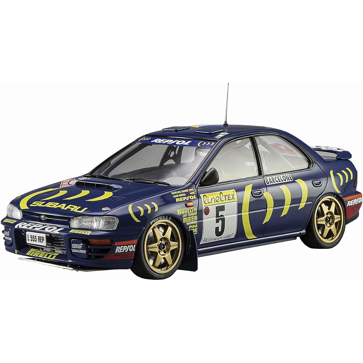 Hasegawa 1/24 Subaru Impreza 1995 Monte Carlo Rally Super Detail Plastic Model CH51