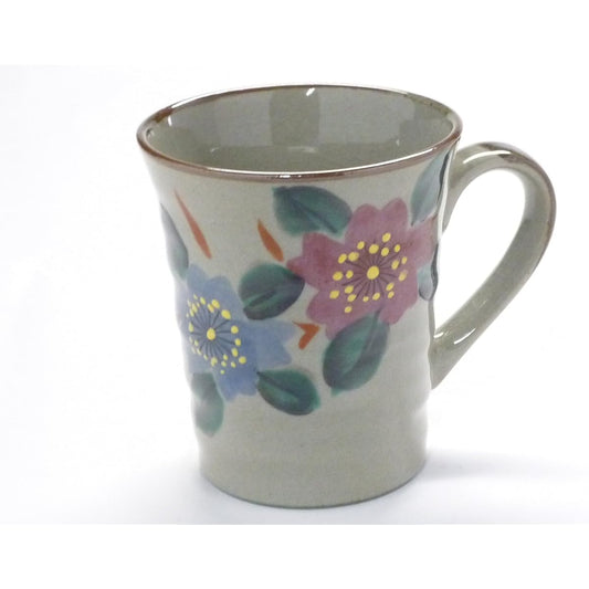 Kutani ware [mug] Japanese cherry blossoms [back picture]