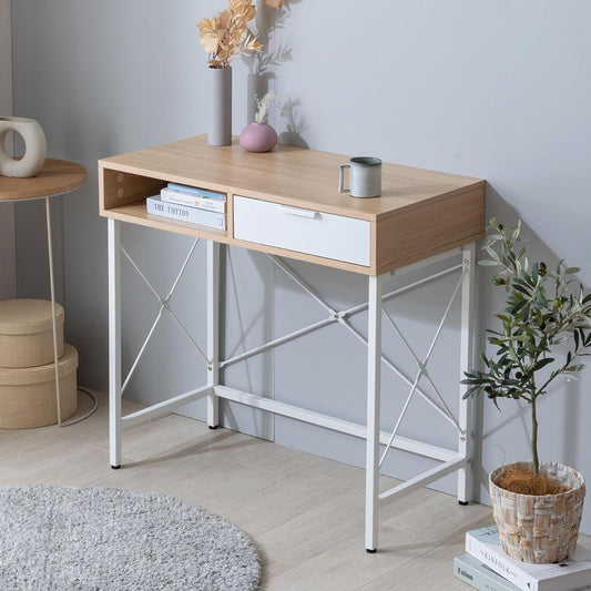 Doshisha Desk with Storage Width 80 Depth 40 White Simple Altro Series ATDS80-WH Compact PC Desk Work Desk Storage White Shelf Drawer Documents Portable Retrofit A4 Stylish Stylish with Storage Stylish 80 Small Storage PC Wall