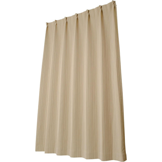 Univeil Blackout Drape Curtain Kokomo Beige Width 200 x Length 220cm 1 piece