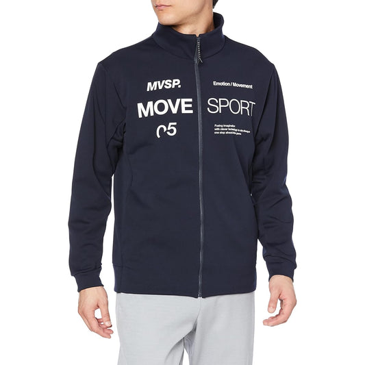 [DESCENTE] MOVESPORT Sweatshirt, Harikoshi, Stretch, Lightweight, Stand-up Collar, Training, Men's