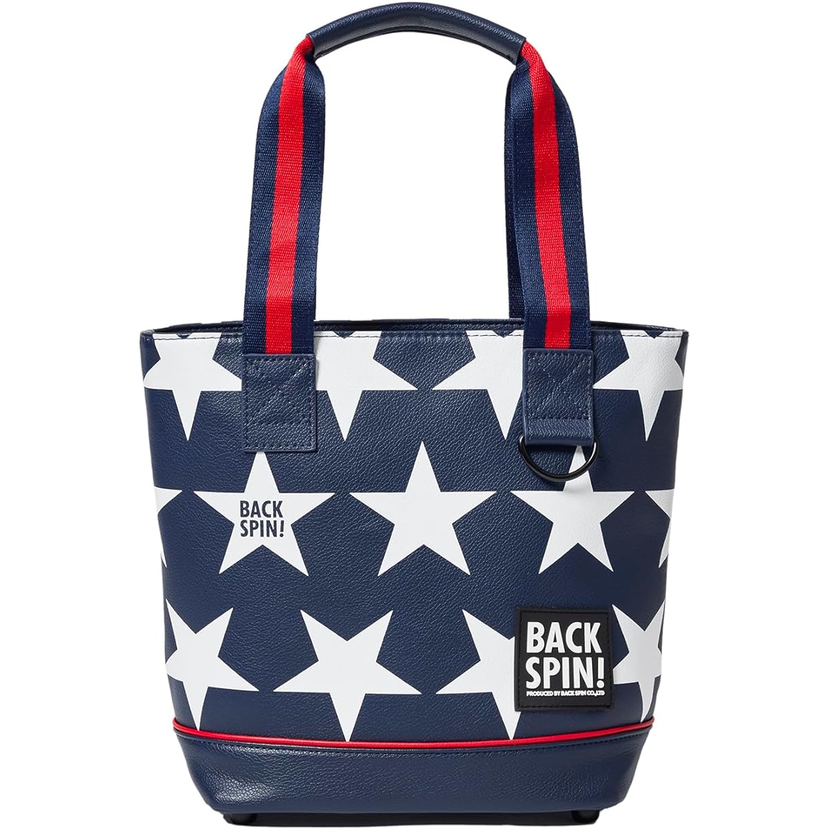 BACK SPIN! STAR CART BAG Backspin Star Star Pattern Cart Bag Synthetic Leather