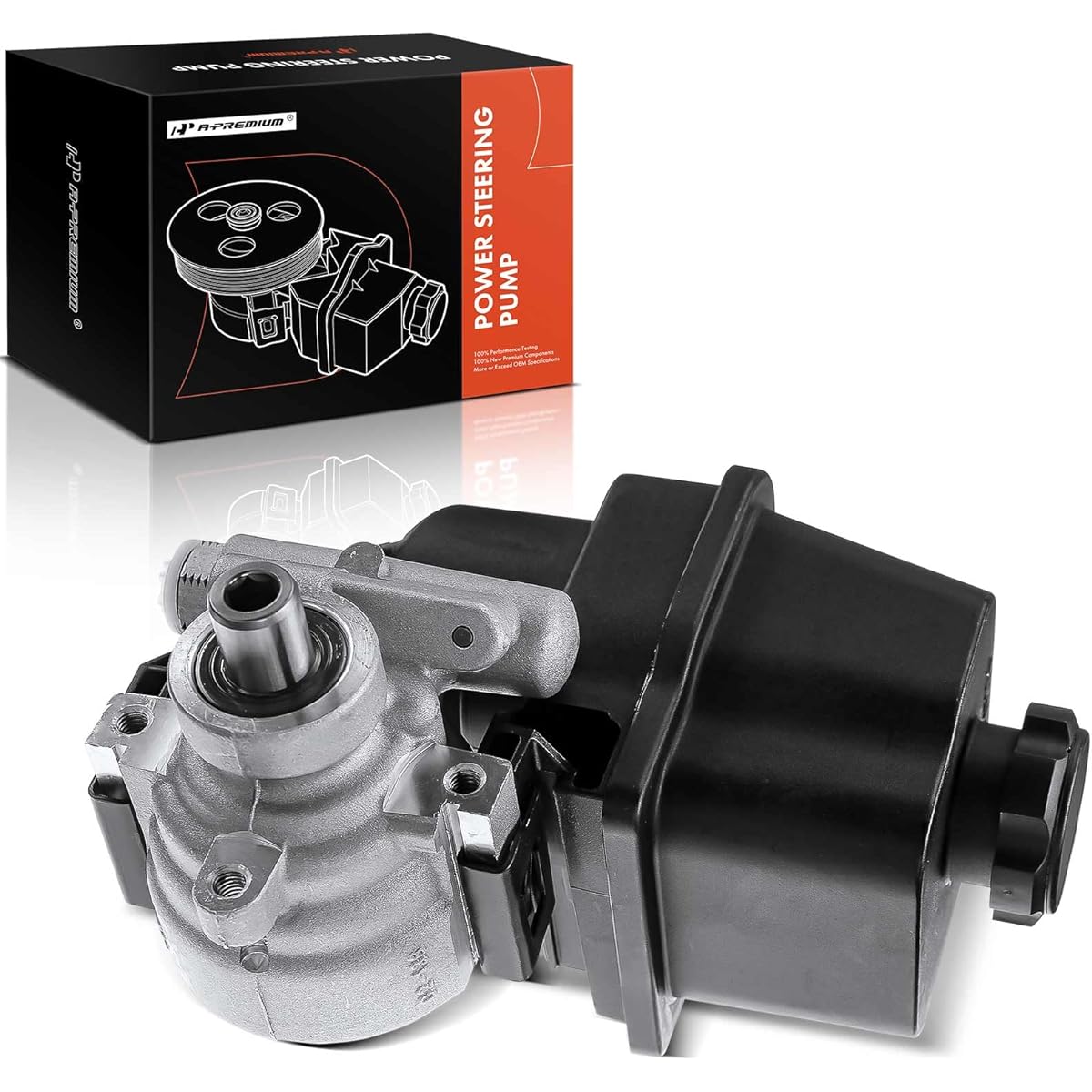 A-PREMIUM Power Steering Pump with Reservoir Replacement Boux Rainier Chevolley Trail Blazer GMC Emboy Isuzu Isuzu Acender Serve 9-7X 2002-2009