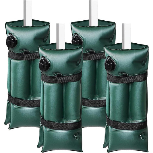 Set of 4 tent weights, approximately 7L, weight bag for tarp tent, with band tape, water injection type, multi-weight, outdoor weight bag, one-touch tarp, beach umbrella, all-purpose weight