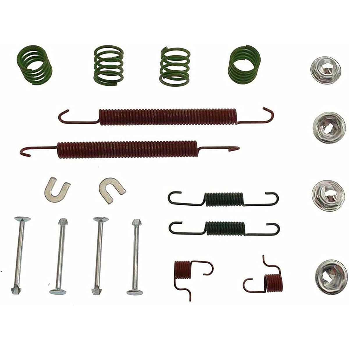 ACDelco 18K1464 Professional Rear Drum Brake Hardware Kit with Springs, Pins, Retainers, and Washers
