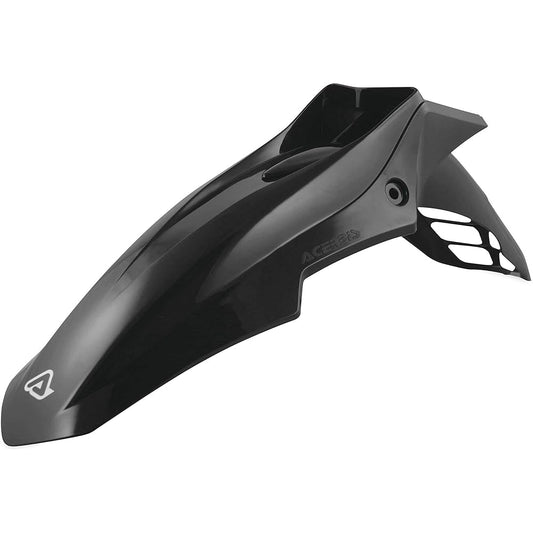 Acerbis Universal Super Moto EVO Front Fender Black/Black