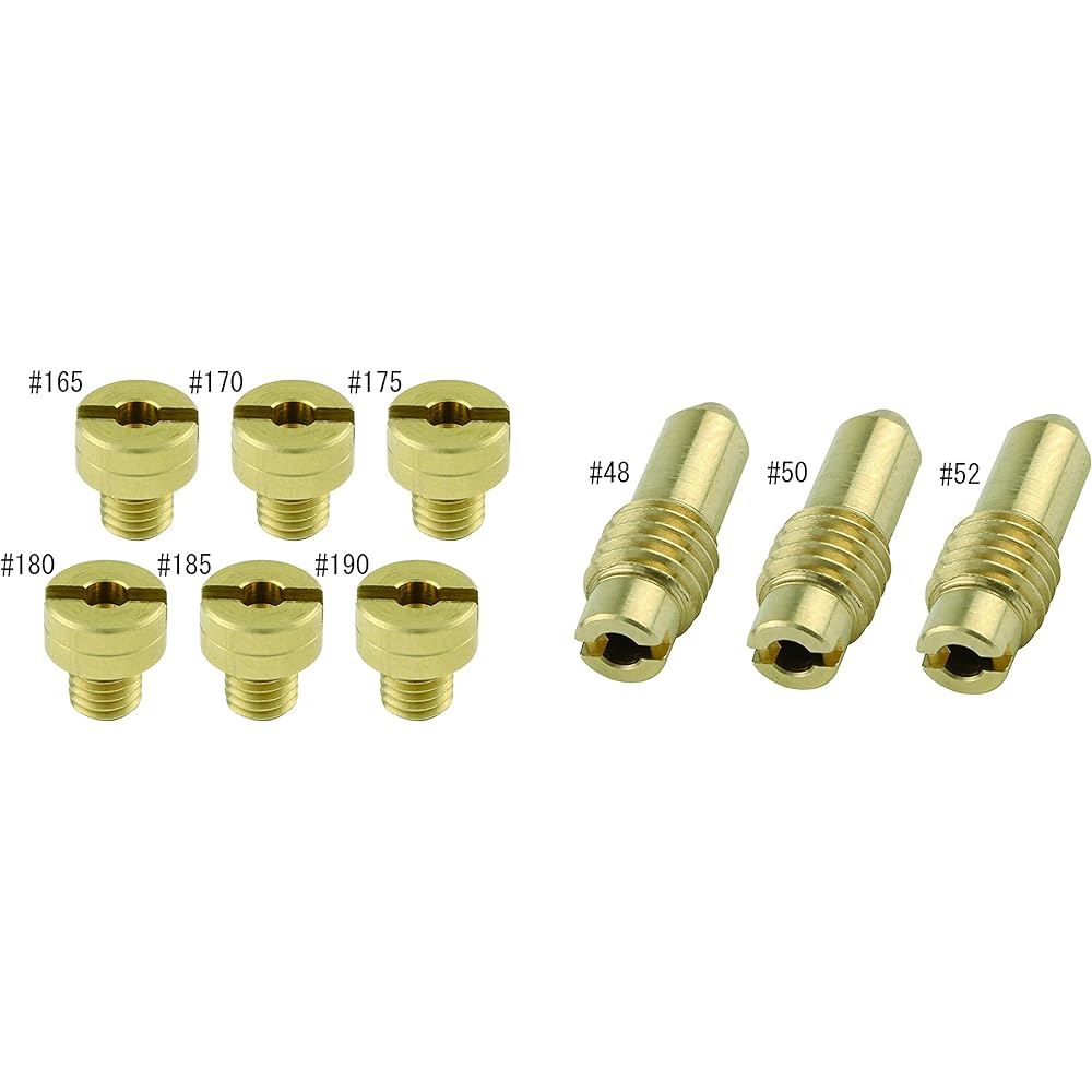 POSH Motorcycle Supplies Main Jet/Pilot Jet Set Oversized Main Jet/Pilot Jet Set Main (8X9) Pilot (14X5-B) 792001-10