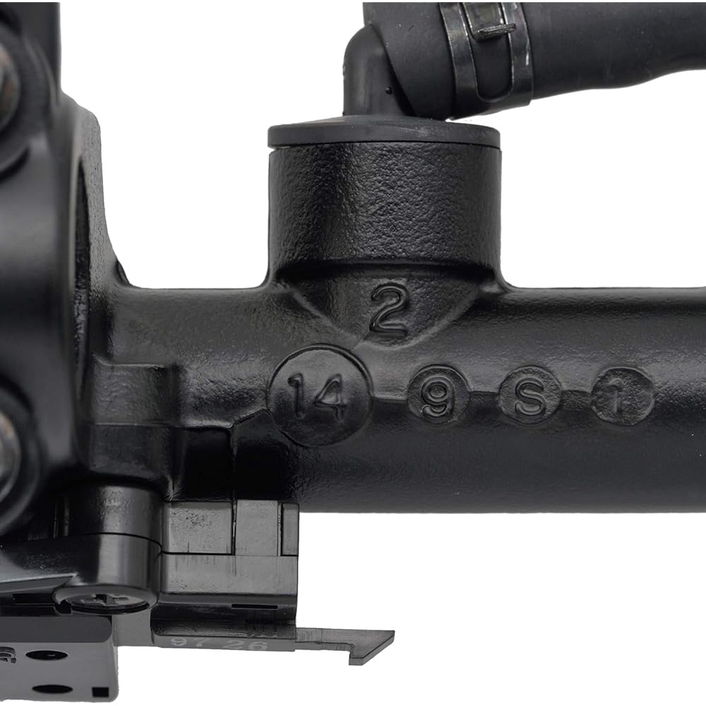Daytona NISSIN Motorcycle Clutch Master Cylinder Horizontal 14mm Black Body/Black Lever 61751