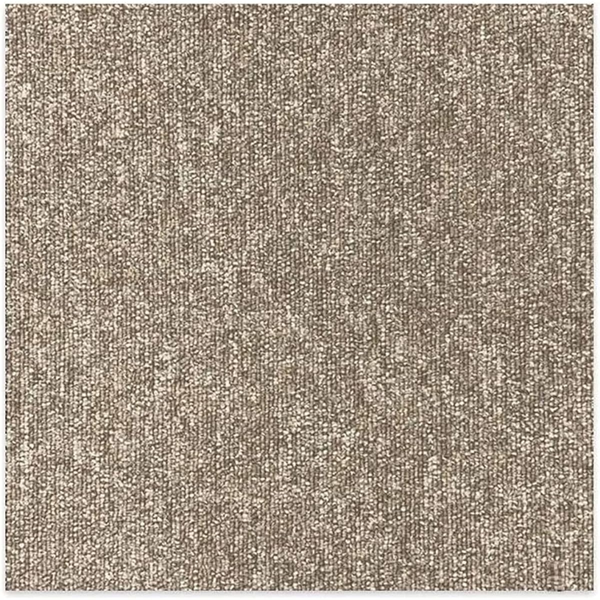 Iris Plaza Tile Carpet Set of 20 Light Brown 50 x 50cm Made in Japan Non-slip Joint MJ-1007