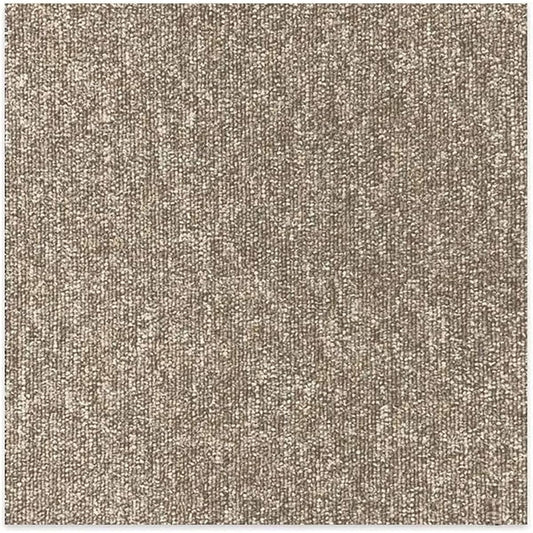 Iris Plaza Tile Carpet Set of 20 Light Brown 50 x 50cm Made in Japan Non-slip Joint MJ-1007