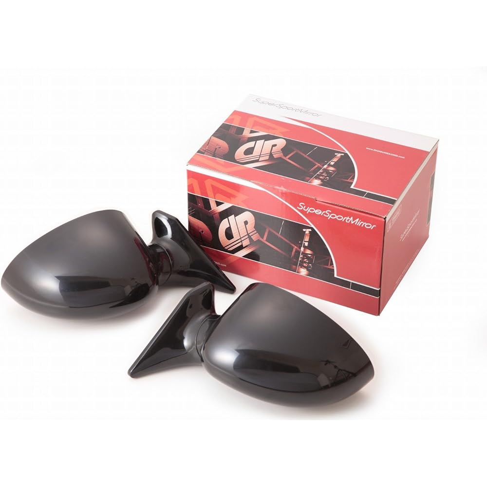 Side Mirror Toyota Hiace/Regius Ace H100 Series [1989~2004] M60 Mirror Black Manual Adjustment of Mirror Surface Right Handle Pop-up Storage SBMM6BKMHR-1707