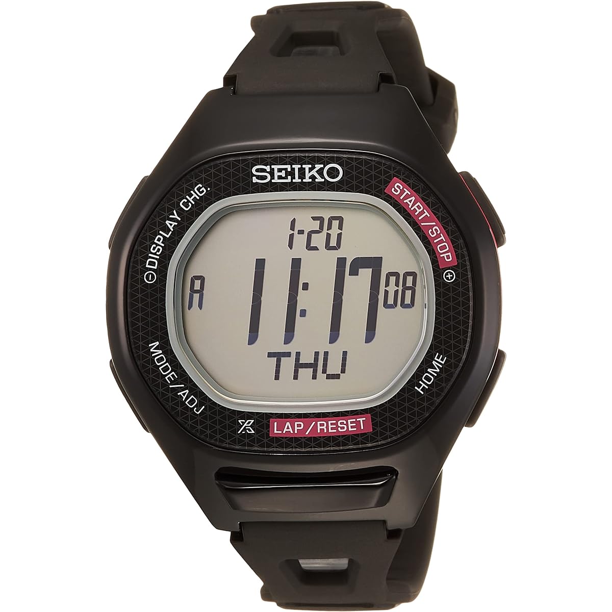 SEIKO Super Runners S611 Black x Pink SBEG009