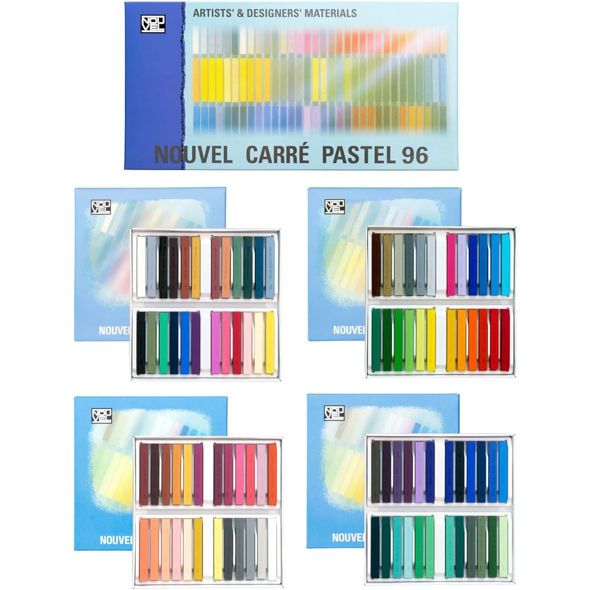 Talens Japan Talens Curry Pastel 96 Color Set Paper Box NCT-96 404189