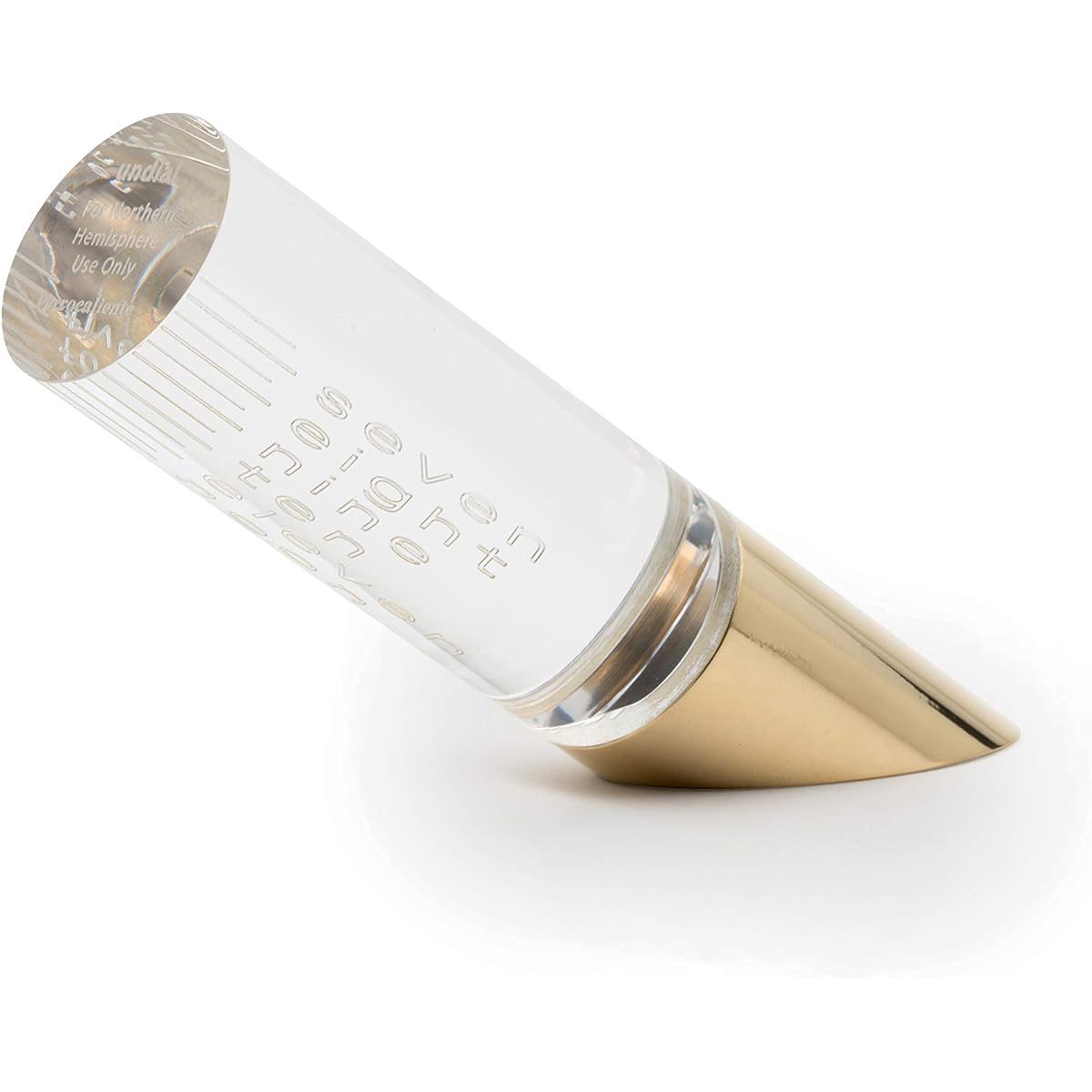 Pero Caliente Table Clock Gold (Glossy) Type 35° Sundial without Dial UNDIAL UD-12