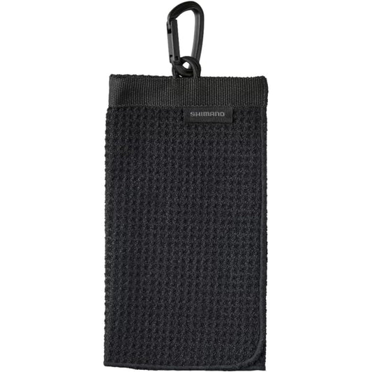SHIMANO Microfiber Carabiner Towel AC-038W Black
