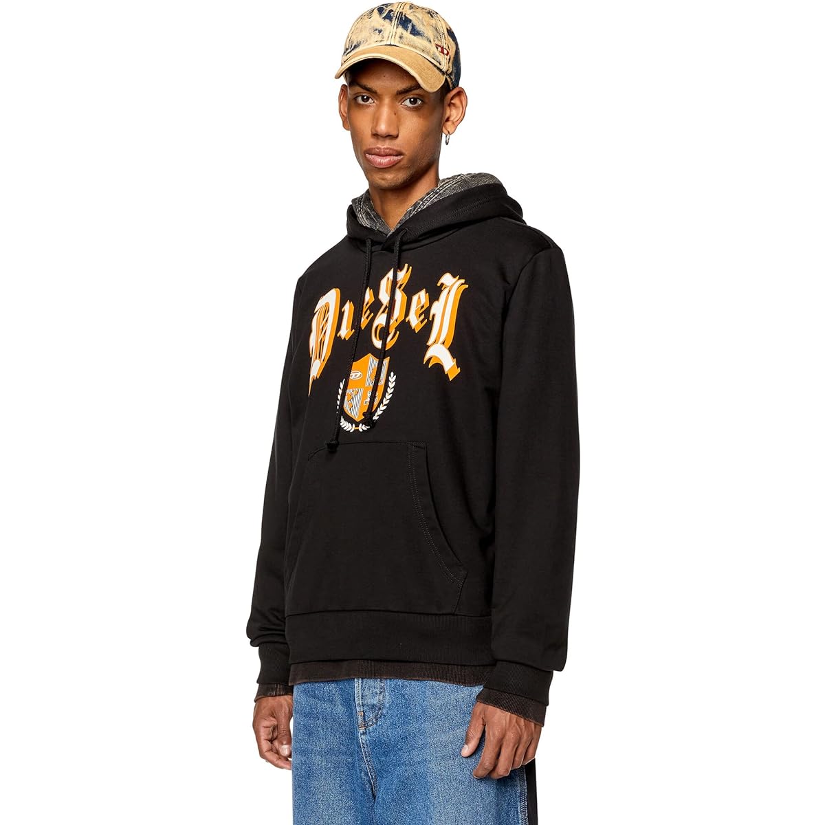 (Diesel) DIESEL Men's Sweatshirt Pullover Hoodie Hoodie A110590HAYT