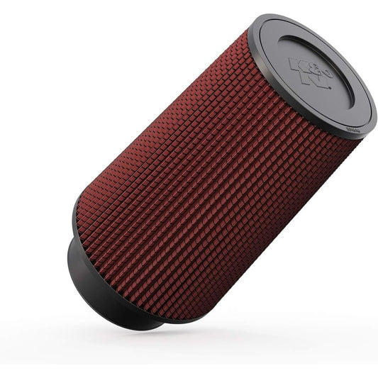 K & N Universal lamp-on air filter high performance, premium, washable, replacement filter: Flange diameter: 4 inches, 9 inches, flange length: 1.75 inches, shape: round taper, RE-0870