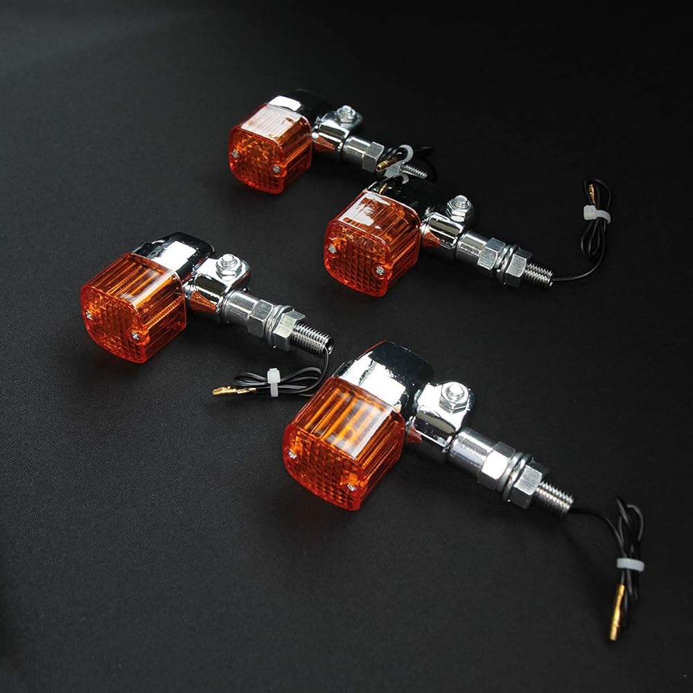 CHERRY [582] Square European Turn Signal 32mm Orange