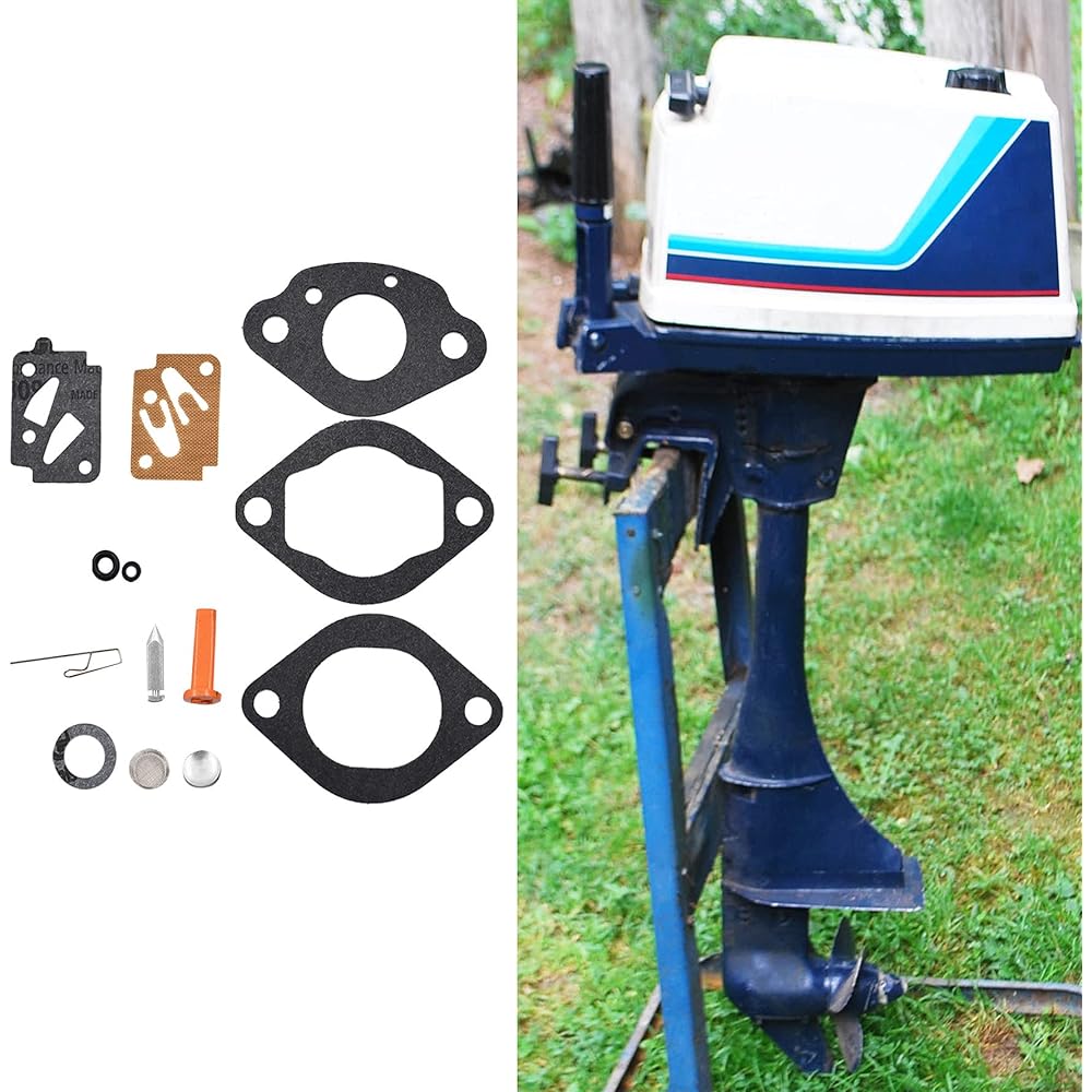 munirater Carburetor Repair Repair Kit for Eska Sears Ted Williams Tecumseh Outboard Motors 1961-1987