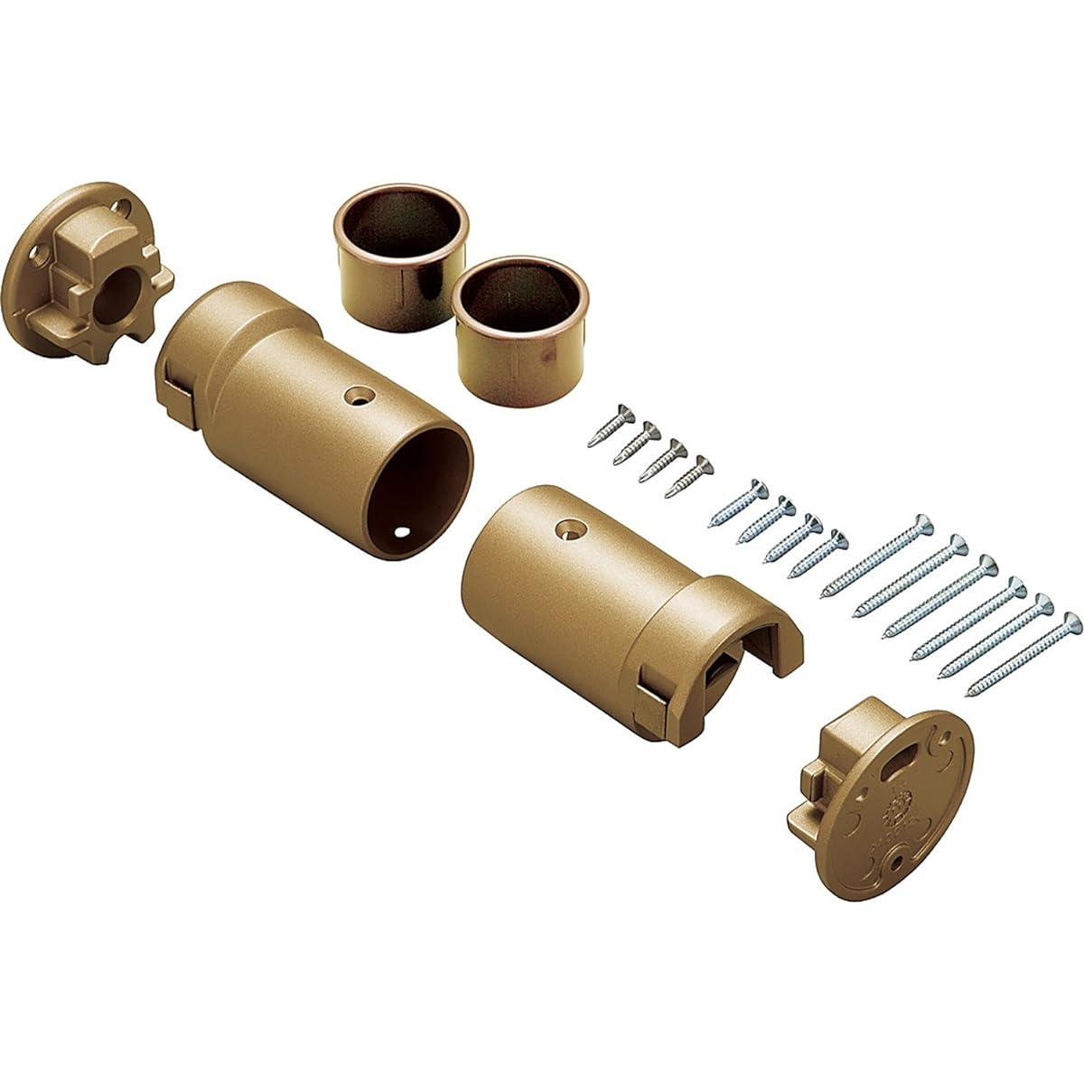 Mazroc Handrail Component BAUHAUS Inner Detachable Handrail Bracket N BF-27G Gold