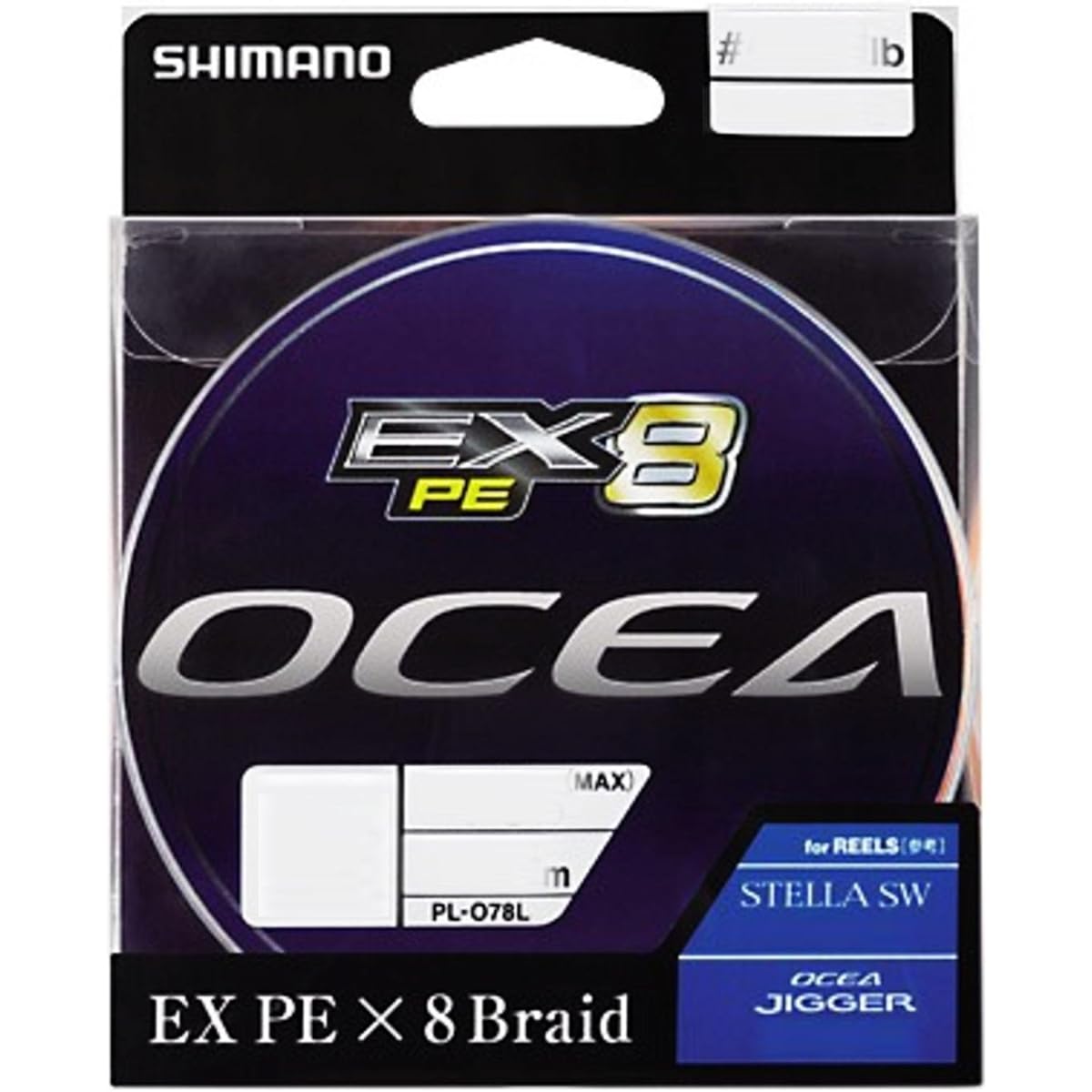 SHIMANO PE Line Osea EX8 No. 1~8 PL-068L(200m) / PL-078L(300m) / PL-088L(400m)