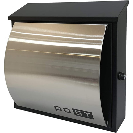 Ihome Postbox PM36 PM362 Silver Stainless Steel Body: Depth 17cm Body: Height 33cm Body: Width 35.5cm 1 high quality key chain, 2 keys, 4 anchor plugs, 4 screws, 4 rubber plugs