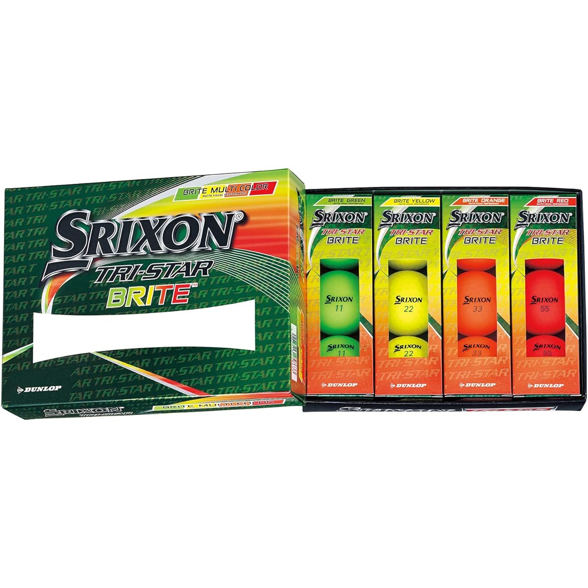 DUNLOP Golf Ball SRIXON TRI-STAR3 BRITE 2020 Model 1 Dozen (12 pieces)