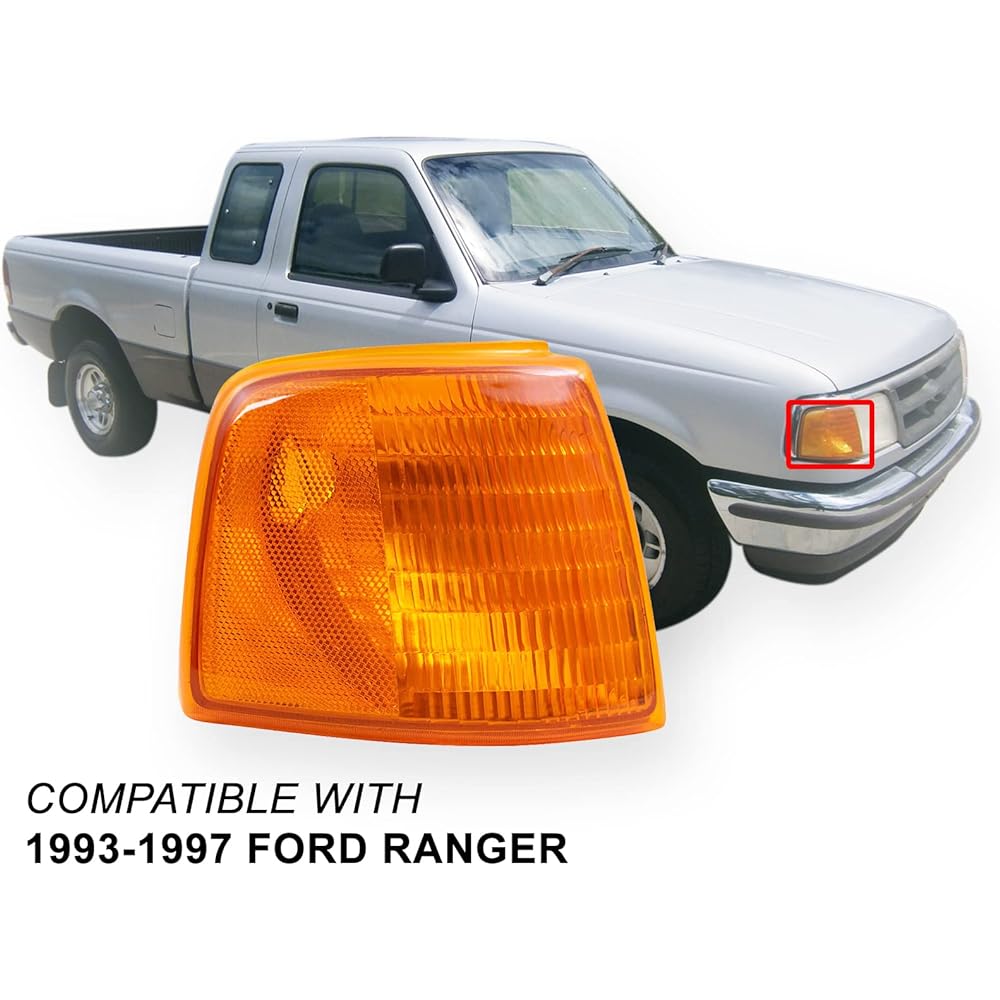 93-97 Ford Ranger Corner Light Winker Side Marker Signal Lamp Light Lens & Housing