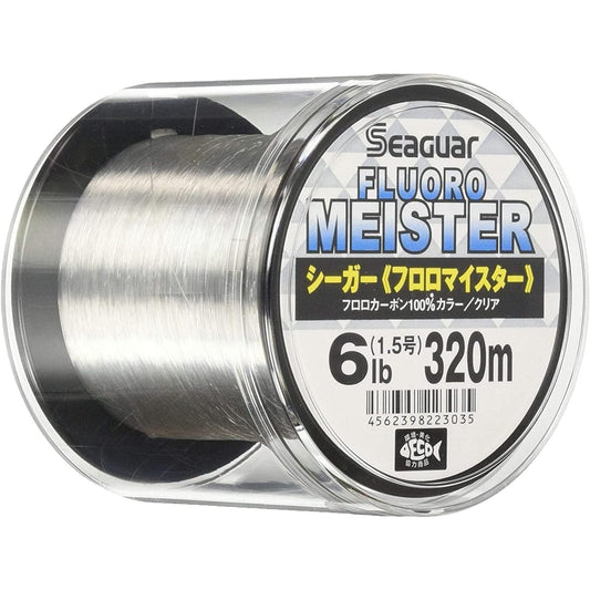 KUREHA Line Fluoromeister 320m 6lb Transparent 6LB No. 1.5