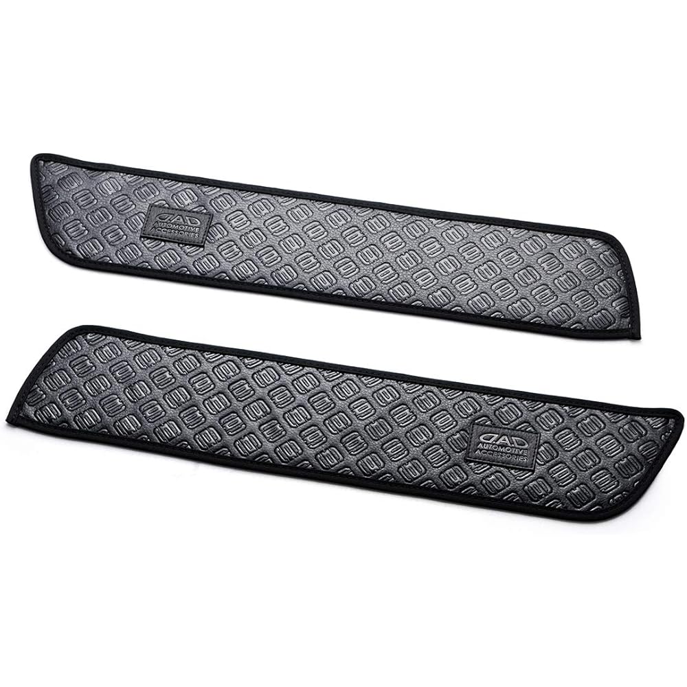 DAD Garson JF3/4 N-BOX/N-BOX Custom D.A.D Door Kick Guard for 1st Row (Standard Seat) Left and Right Set [Monogram Leather] GARSON KG004-01-02